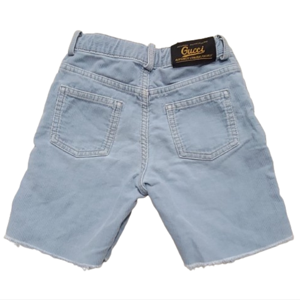 GUCCI Ligth Blue Bermuda 100% Cotton Boys Size 5